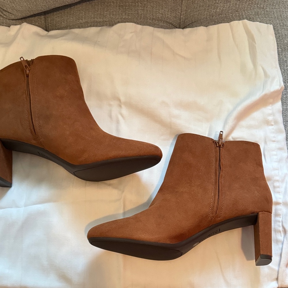 Alfani Brown Suede Ankle Boots